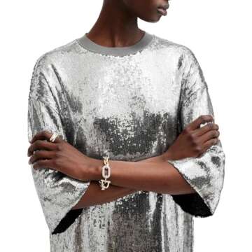 AllSaints Women's Opal Logo Dress – Trendy & Stylish