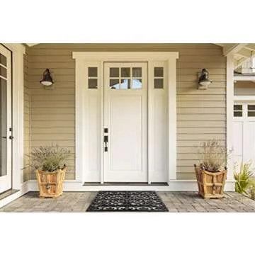 DII All Weather Rubber Doormat 24x36 Stylish Design