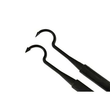 SE 7-Inch 5-Piece Gun Cleaning Brush Set - Includes Double-Ended Brass, Copper, Nylon Brushes and Picks for Detailed Cleaning of Rifles, Pistols, and More - 7624BC-5