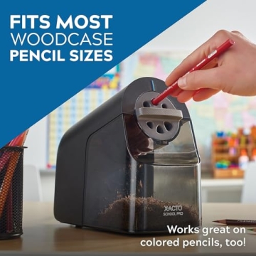 X-ACTO SchoolPro Electric Pencil Sharpener - Heavy Duty