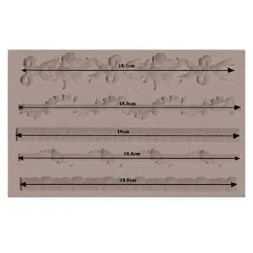 PRIMA MARKETING INC Sicilian Borders Mould - Versatile & Elegant