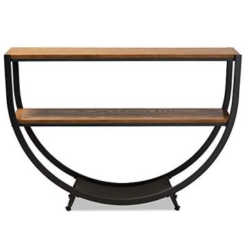 Baxton Studio Rustic Industrial Console Table for Home Décor