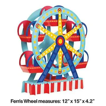 Ferris Wheel Centerpiece for Carnival Parties - 1 ct