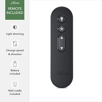 Hunter 51314 Aerodyne Ceiling Fan with Remote Control