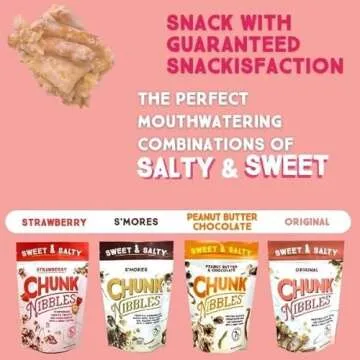 Chunk Nibbles Sweet and Salty Snacks Variety Pack 3 Flavors