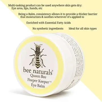 Bee Naturals Queen Bee Eye Balm - Reduce Fine Lines & Dark Circles