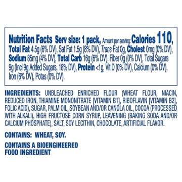 OREO Chocolate Sandwich Cookies, 20 Snack Packs (2 Cookies Per Pack)