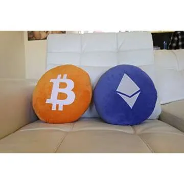 Stylish Ethereum Pillows - Plush Crypto Decor for Everyone