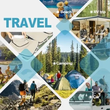 Gonex 4pcs Compression Packing Cubes Expandable Travel Organizers