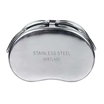 Goetland Stainless Steel WWII US Army Canteen Water Bottler Military Canteen Kit 1.3QT with 0.6QT Cup Nylon Pouch G.I.