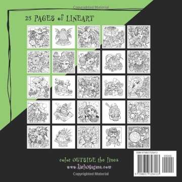 Eerie Patisserie Coloring Book