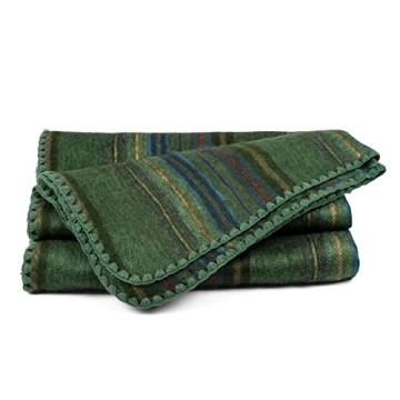 Qisu Alpaca Wool Throw Blanket - Soft, Warm & Stylish