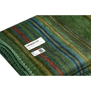 Qisu Alpaca Wool Throw Blanket - Soft, Warm & Stylish