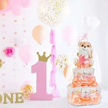 Morepack Extra Large Cellophane Bags for Gifts 50x60 inches