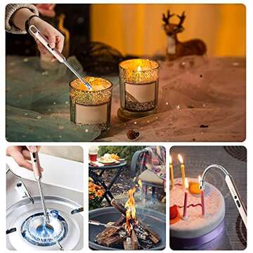 SUPRUS USB Lighter with Flexible Neck and Safety Switch