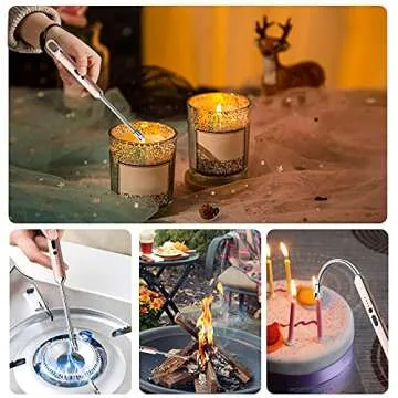 SUPRUS USB Lighter with Flexible Neck and Safety Switch