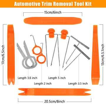Terminal Removal Tool Kit 96 Pcs Depinning Tool Electrical Connector Pin Removal Tool Kit Pin Extractor Tool Set Wire Terminal Release Tool for Automotive Car Household Devices