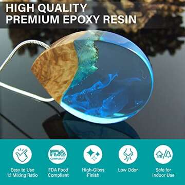 Clearcast 7000 Non Toxic UV Resistant Resin for Crafts