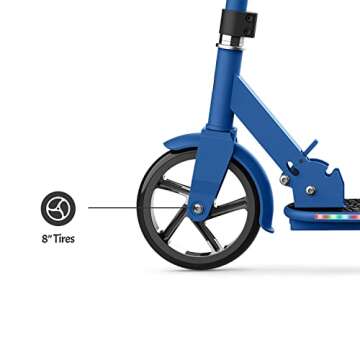 Jetson Scooters Jupiter Jumbo Kick Scooter - Lightweight & Fun with LEDs!