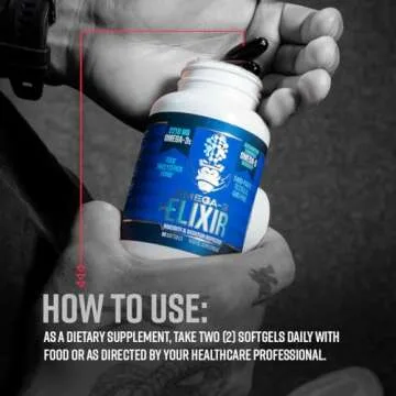 Gorilla Mind Omega-3 Elixir - Triple Strength Fish Oil Softgels