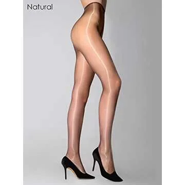 Cecilia de Rafael Eterno Shiny Tights in Graphite