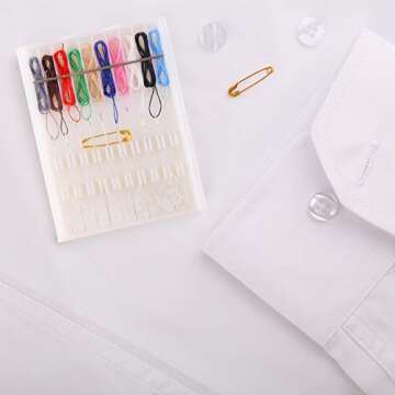 WXJ13 Pre Threaded Needle Kit with 40 Pieces and Pins