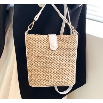 Trendy Straw Crossbody Bag for Summer Adventures