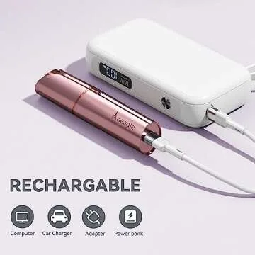 Aneagle Facial Hair Remover with LED Light for Women