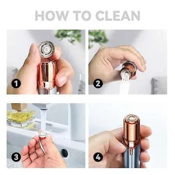 Aneagle Facial Hair Remover with LED Light for Women