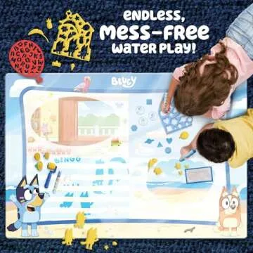 Bluey Water Drawing Mat for Kids - Mess-Free Fun