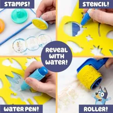 Bluey Water Drawing Mat for Kids - Mess-Free Fun