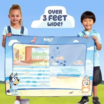 Bluey Water Drawing Mat for Kids - Mess-Free Fun