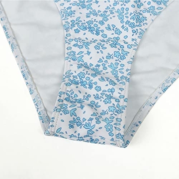 Stylish MOSHENGQI Women Bandeau High Waisted Bikini Swimwear