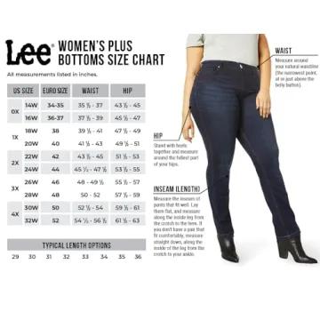 Lee Plus Size Relaxed Fit Straight Leg Pant - 18W