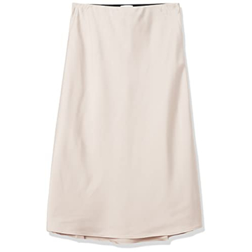 Chic and Versatile Maya Silky Slip Skirt - Silver Cloud