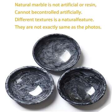 Elegant Daszui Natural Marble Decorative Bowl for Home