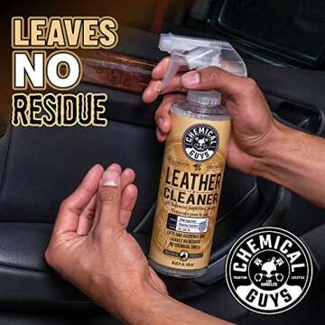 Chemical Guys Leather Cleaner for Car and Home Use 128 oz
