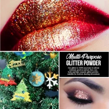 Stunning 48-Color Glitter Set for Crafts and Makeup