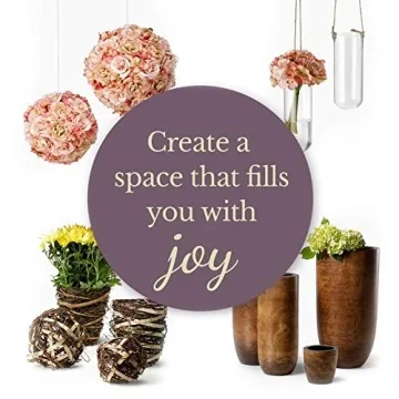 Serene Spaces Living Hydria Terrarium Vase with Cork, Bottle Floral Vase, Indoor Mini Garden, Home & Wedding Decor - Perfect for Succulents, Air Plants, Ferns & Moss, 9.75" Diameter & 11" Tall