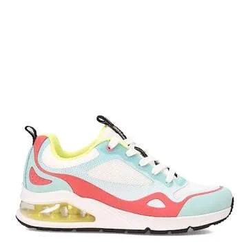 Skechers Women's UNO 2-RUNABOUT Sneaker in White/Multi