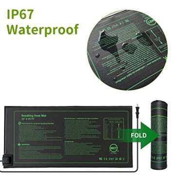 PAIGTEK Seedling Heat Mats for Optimal Indoor Propagation