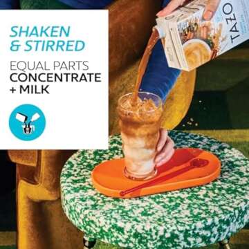 TAZO Skinny Chai Latte Concentrate with Less Calories for Chai Lovers