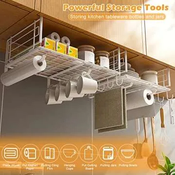 Multi-function Under Shelf Basket Storage Rack - Color You