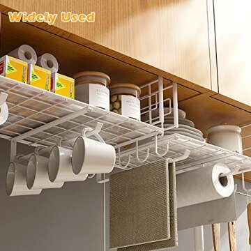 Multi-function Under Shelf Basket Storage Rack - Color You