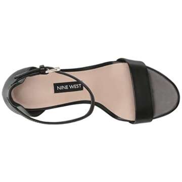 NINE WEST FOOTWEAR Women's Pruce Suede Heeled Sandal