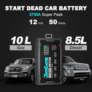 JOMGAND JQP3750 Jump Starter with Air Compressor Reviews