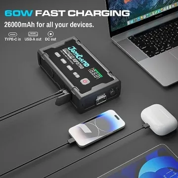 JOMGAND JQP3750 Jump Starter with Air Compressor Reviews