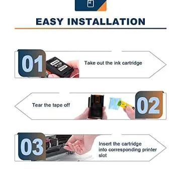 61XL Black Remanufactured Ink Cartridges Replacement for HP 61 XL(2 Pack) Work with 5530 4500 2540 4630 4501 4502 4635 3050 2542 2541 3510 2514 3512 1000 1010 1510