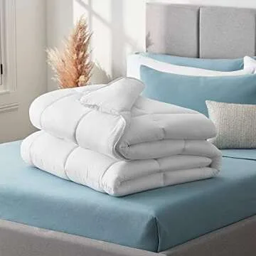 LUCID All-Season Microfiber Comforter for Cozy Comfort