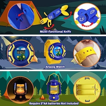 Kids Play Tent with Camping Toys for Toddlers Indoor Outdoor Fun